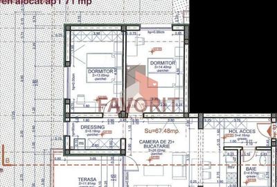 Apartament cu 3 camere în Dumbrăvița - 11