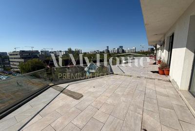 Apartament cu 3 camere semidecomandat, mobilat în Pipera