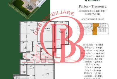 Apartament cu 4 camere în Titan - 1