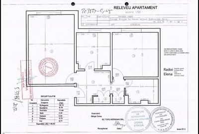 Apartament cu 2 camere decomandat în Central