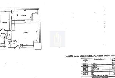 Apartament cu 3 camere semidecomandat în Eminescu - 21