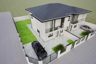 Duplex cu 4 camere cu Canalizare în Moșnița Nouă - 2