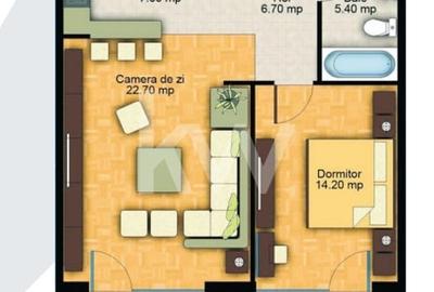 Apartament modern, 2 camere, Tampa Gardens - Racadau - 13