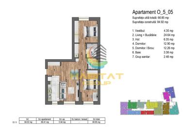 Apartament cu 3 camere decomandat în Timpuri Noi - 6