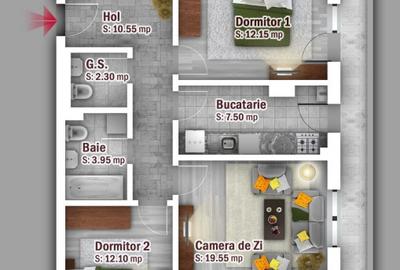 Apartament 3 Camere | Finalizat | 7 minute METROU Anghel Saligny | 0% Comision! - 4