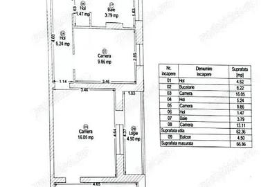 Apartament cu 3 camere semidecomandat în Circumvalațiunii - 6