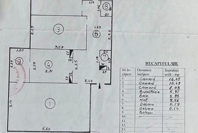 Apartament cu 3 camere decomandat, mobilat în Țiglina 3 - 1