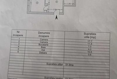 Apartament cu 2 camere decomandat în Piața Centrală - 1