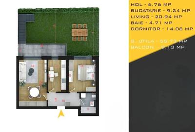 Apartament cu 2 camere decomandat în Industriilor - 1