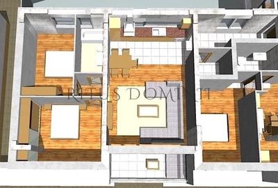 Apartament cu 3 camere semidecomandat în Ultracentral - 2