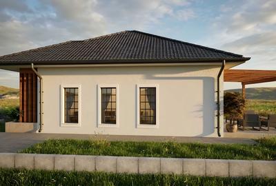 Casă cu 3 camere în Lumina