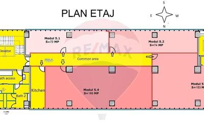 Birou, de 57 mp, în Gruia - 9
