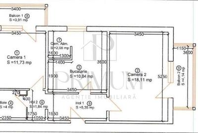 Lipovei - 2 Camere - 2 Balcoane - Decomandat - Spatios - Centrala termica propri - 6