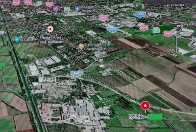 Super oferta-Vindem 31.028 mp + 1672 mp,teren intravilan in PARCUL INDUSTRIAL FREIDORF-Timisoara - 1