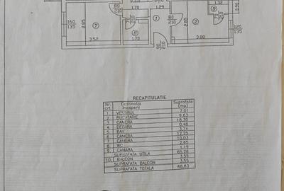 3 camere, Calea Rahovei, Oltina, 68 mp, 2 bai, te poti muta - 9