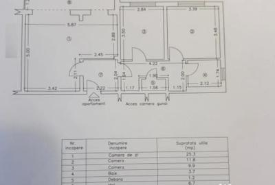 Apartament cu 3 camere decomandat, mobilat în Central - 6