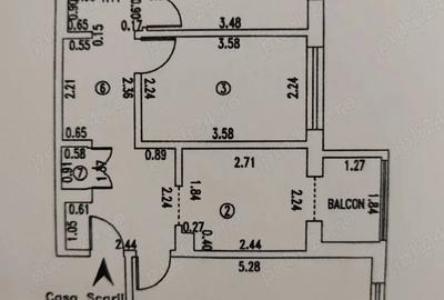 Proprietar, vand apartament 3 camere - 3