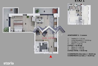 Apartament cu 2 camere în Central - 2