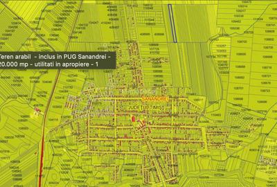 Teren intravilan de 10000 mp, în Sânandrei - 1