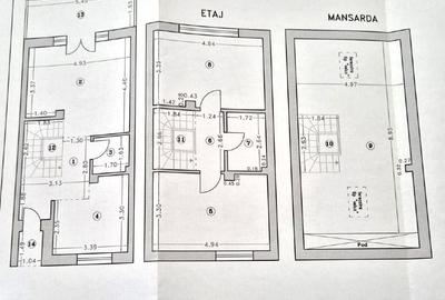 Duplex cu 5 camere cu Canalizare în Central - 16