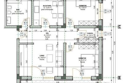 Apartament cu 3 camere decomandat în Ipotești - 1