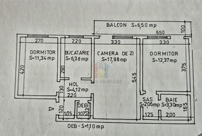 Apartament cu 3 camere semidecomandat în Calea Galați - 13