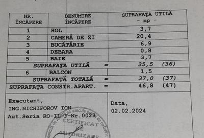 Garsonieră decomandată în Fetești - 4