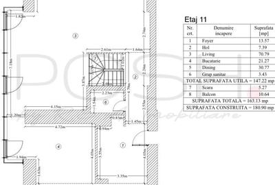 Apartament cu 4 camere decomandat, mobilat în Herăstrău - 12