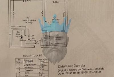 Apartament cu 2 camere semidecomandat, mobilat în Voluntari - 21