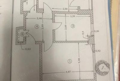 Apartament cu 2 camere decomandat în Central