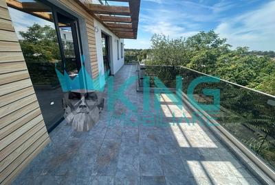 Penthouse cu 3 camere semidecomandat, mobilat în Străulești