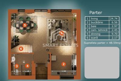 Casă cu 5 camere cu Teren 200 Mp în Central - 3