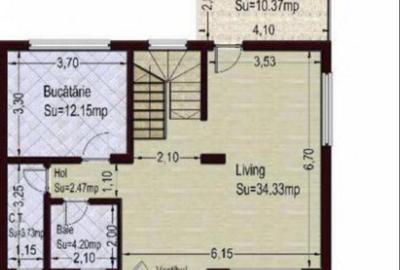 Duplex cu 4 camere cu Canalizare în Central - 19