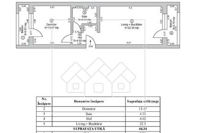 Apartament 2 camere - Mobilat, loc de parcare - Tiberiu Ricci - 7