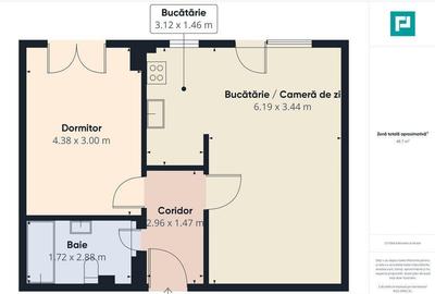 Apartament cu 2 camere decomandat în Ciarda Roșie - 6