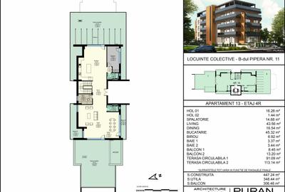 CEL MAI MARE PENTHOUSE DIN PIPERA | 754 mp | Piscina proprie | Comision 0 - 2