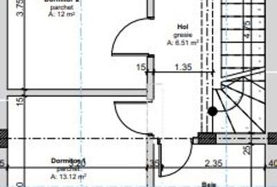 Sacalaz, 1/2 Duplex pe Etaj, 4 Camere,2 Bai,Terasa Acoperita - 19