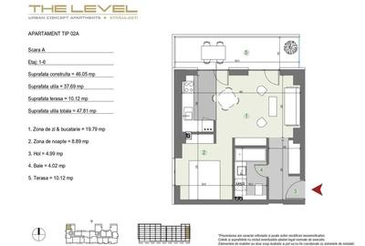 Apartament cu 2 camere semidecomandat, mobilat în Dămăroaia - 8