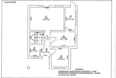 Casă individuală I 5 camere I 120 mpu I Curte 380 mp I Șura Mică - 8