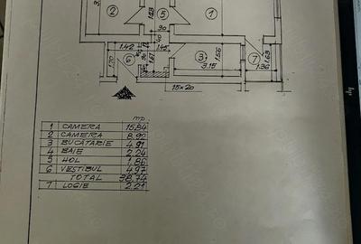 Apartament cu 2 camere decomandat în Tractorul - 1