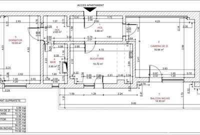 Apartament cu 2 camere decomandat în Roșiori de Vede