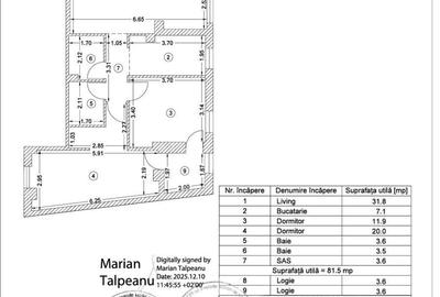 Apartament cu 3 camere în Alba Iulia - 15