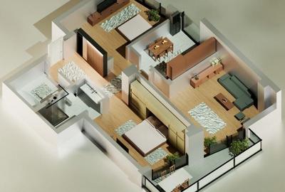 Tomis Nord - Vanzare apartament decomandat cu 3 camere, bloc nou. - 9