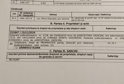 Teren intravilan 3367 mp cu casa demolabile 54 mp puț existent! - 7