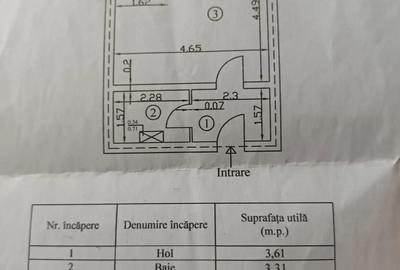 Garsonieră semidecomandată în Central - 1