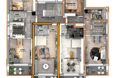 Apartament tip STUDIO et.1 - Vila cu design modern in Cristian-Sibiu - 15