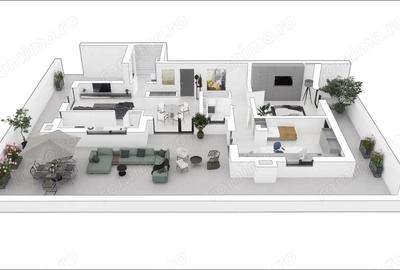 Apartament cu 7 camere semidecomandat în Mehala - 7