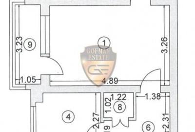 3 camere, semidecomandat, City Park Mall, 59 mp, et 2/4, balcon, A/C - 13