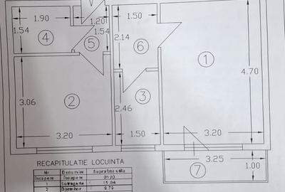 Apartament cu 2 camere decomandat în Teiul Doamnei - 11