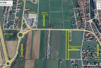 Teren Construcții intravilan de 8850 mp, în Exterior Sud